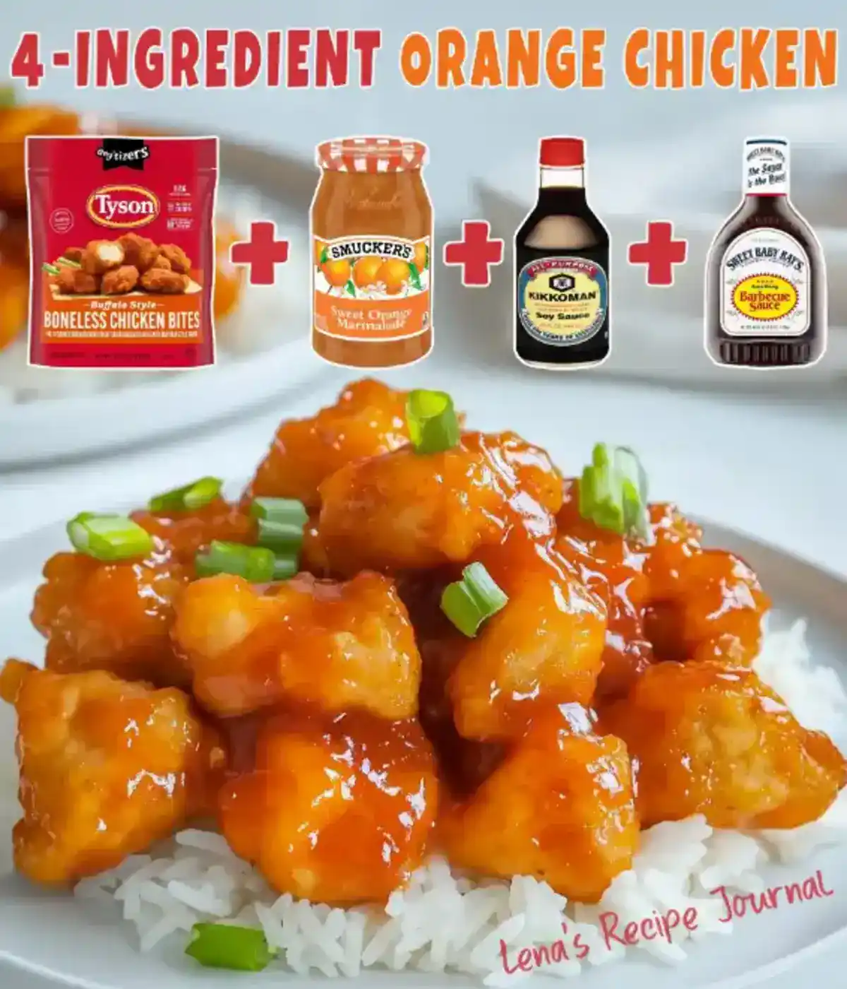 4-Ingredient Orange Chicken (Quick & Easy!)